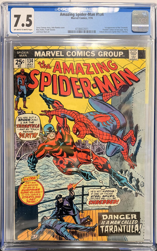 7.5 CGC Amazing Spider-Man #134 7/74