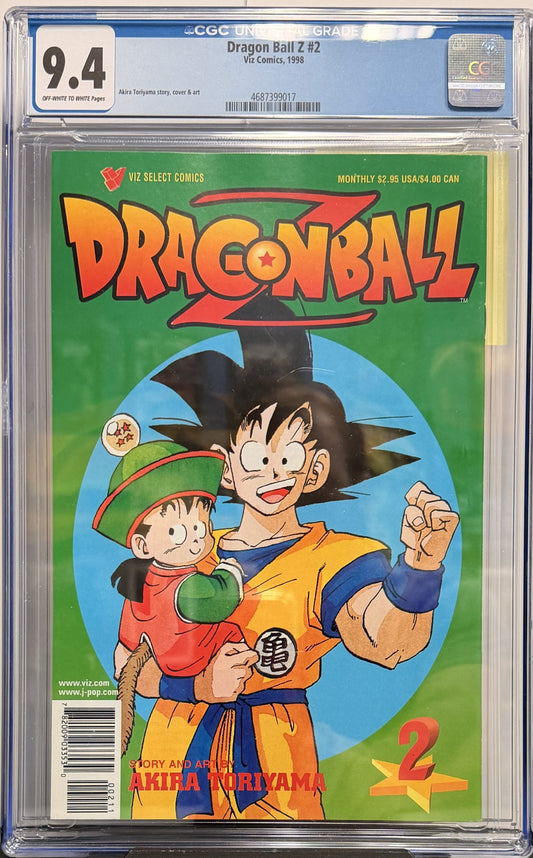 9.4 CGC Dragon Ball Z #2 1998