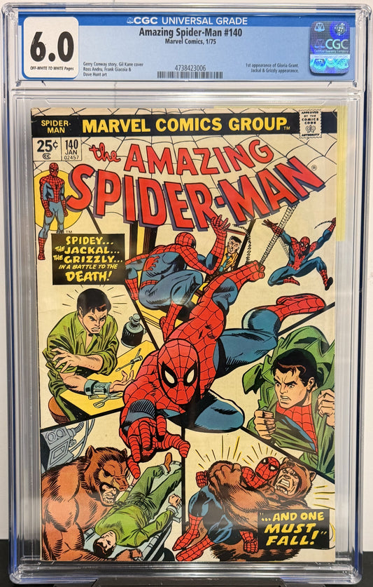 6.0 CGC Amazing Spider-Man #140 1/75