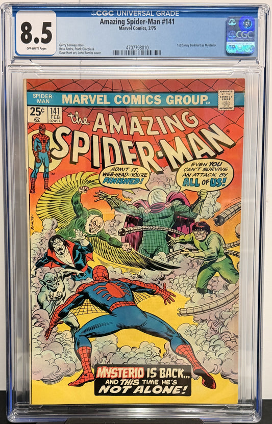 8.5 CGC Amazing Spider-Man #141 2/75