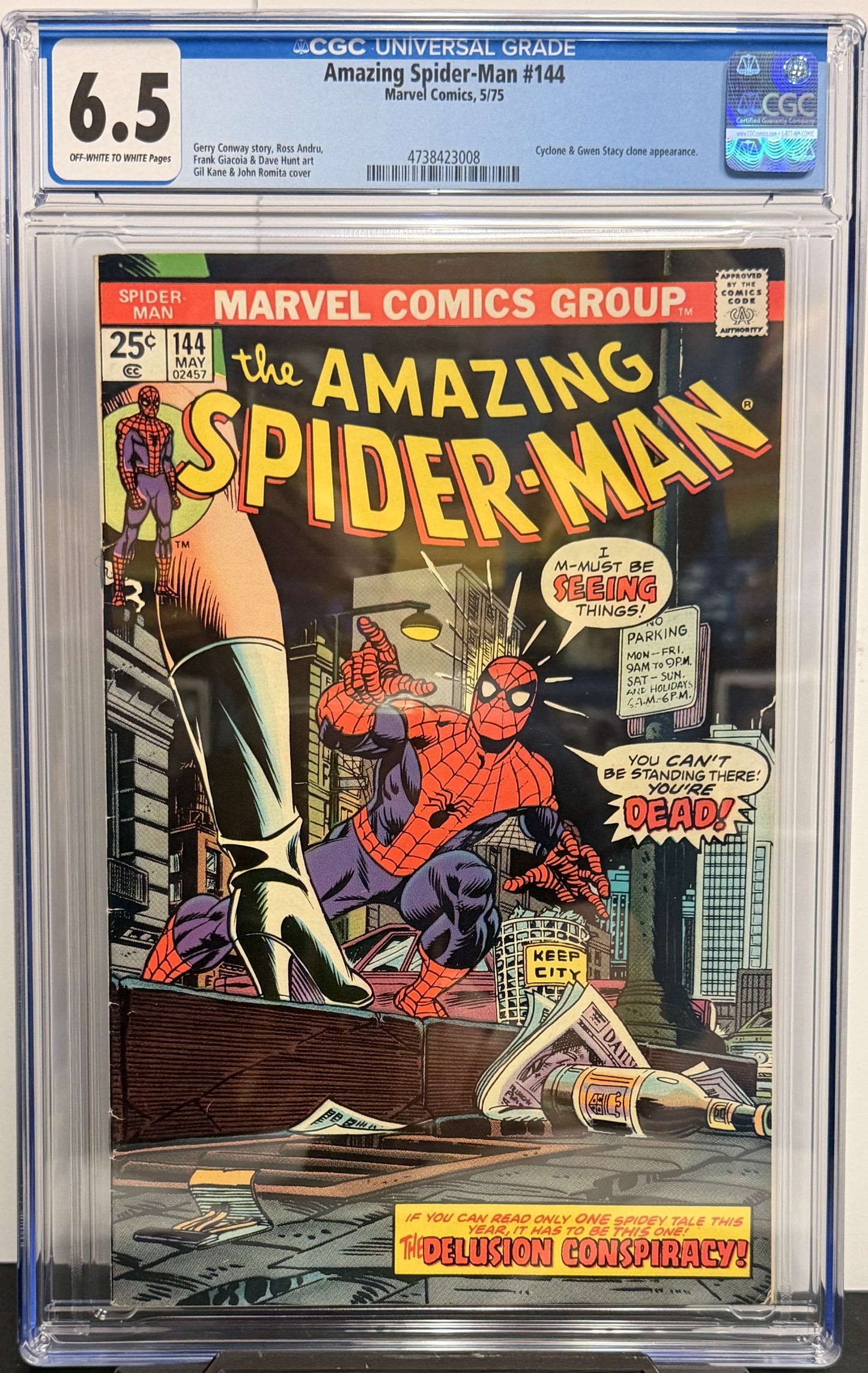 6.5 CGC Amazing Spider-Man #144 5/75