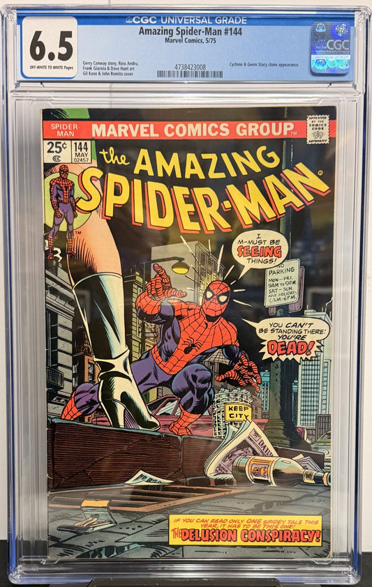 6.5 CGC Amazing Spider-Man #144 5/75
