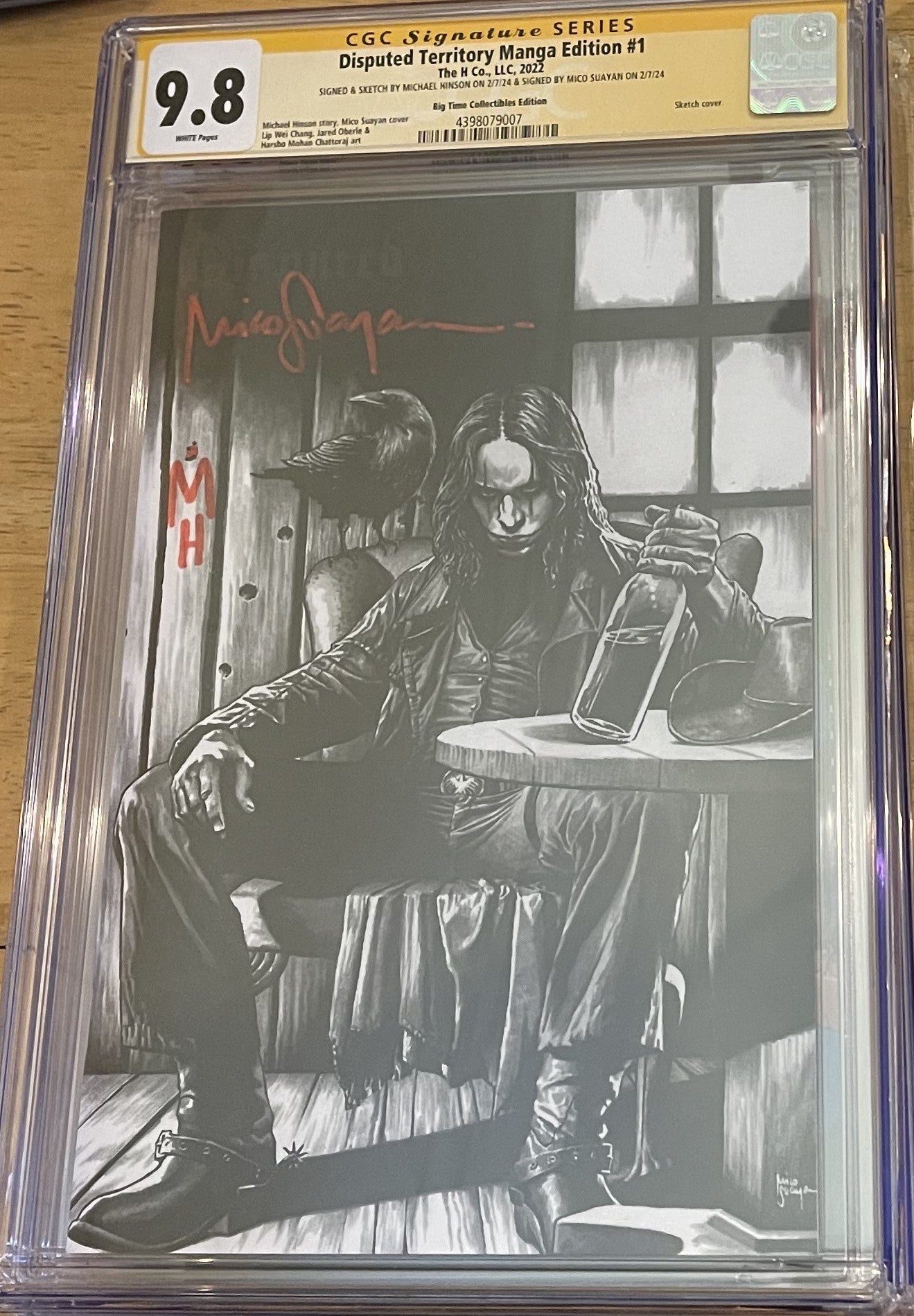 Disputed Territory CGC  9.8 Signed by Mico