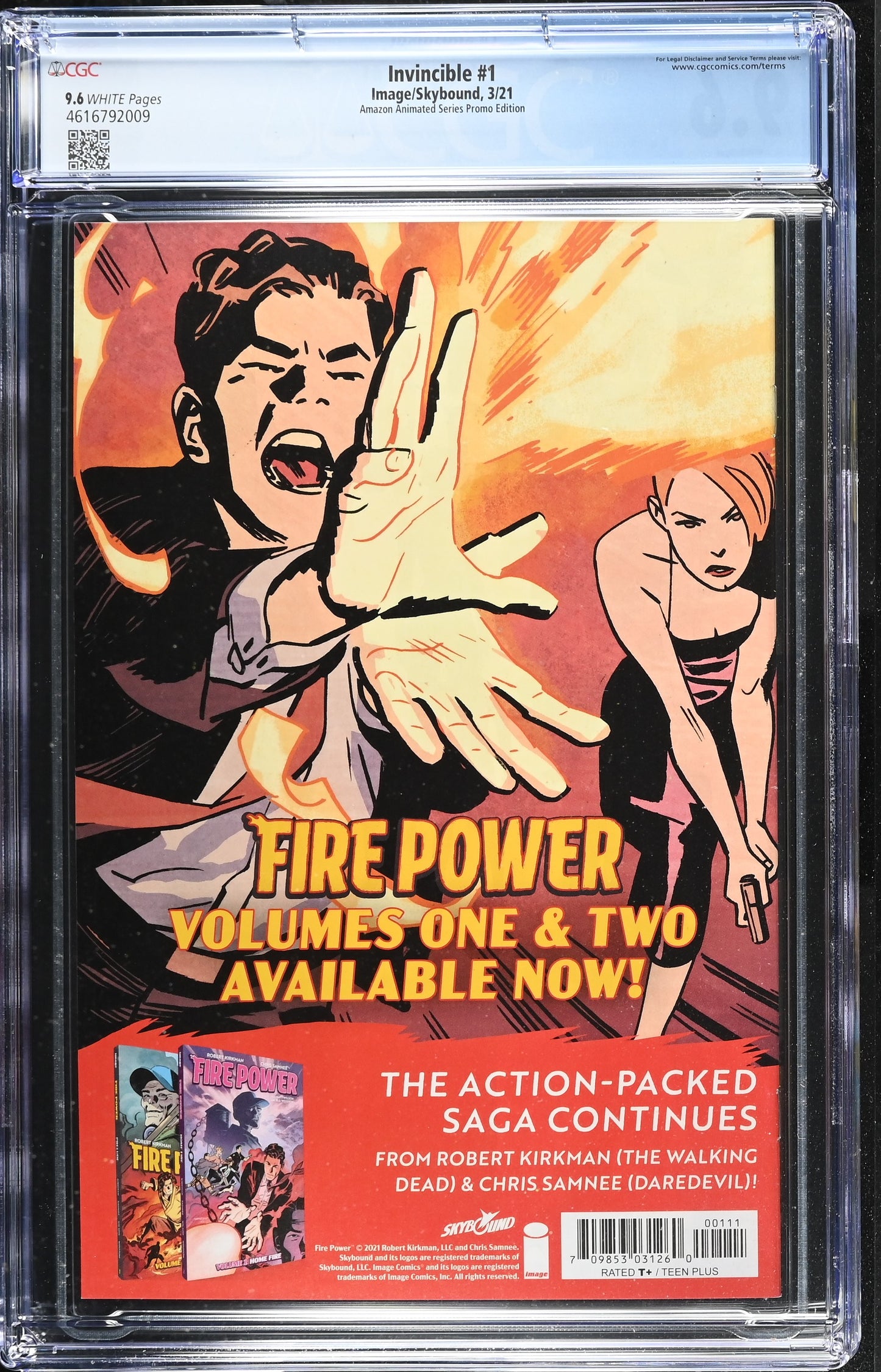 Invincible #1 (Amazon Animated Edition) CGC 9.6