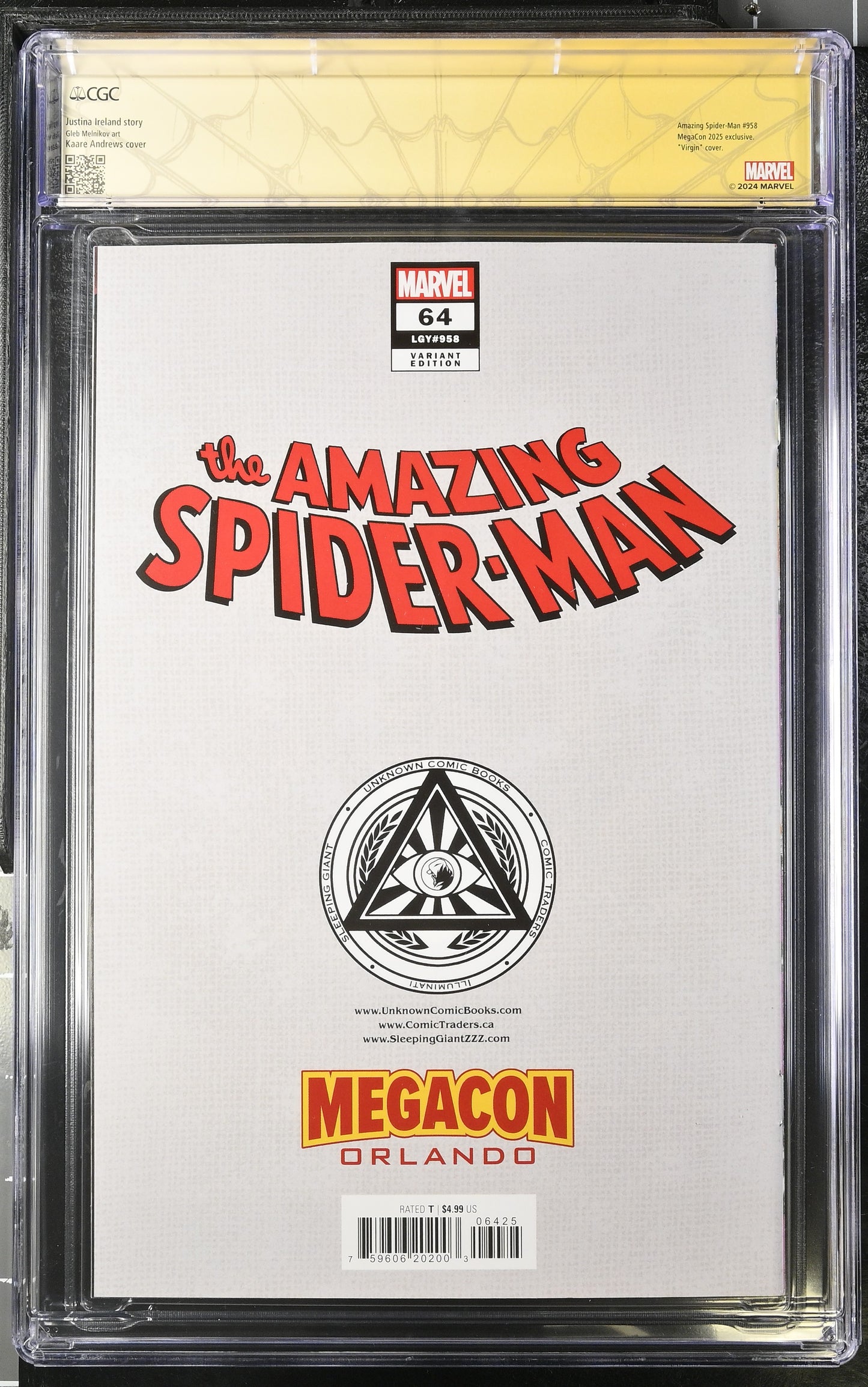 (A) Kaare Andrews Signature Series Custom Label CGC 9.8