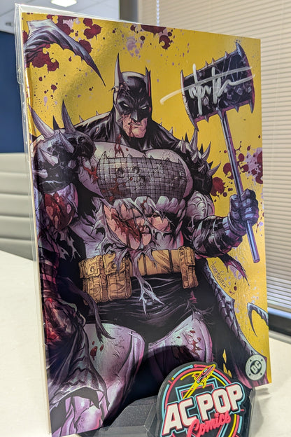 [Signed] Tyler Kirkham, Battle Damaged Absolute Batman