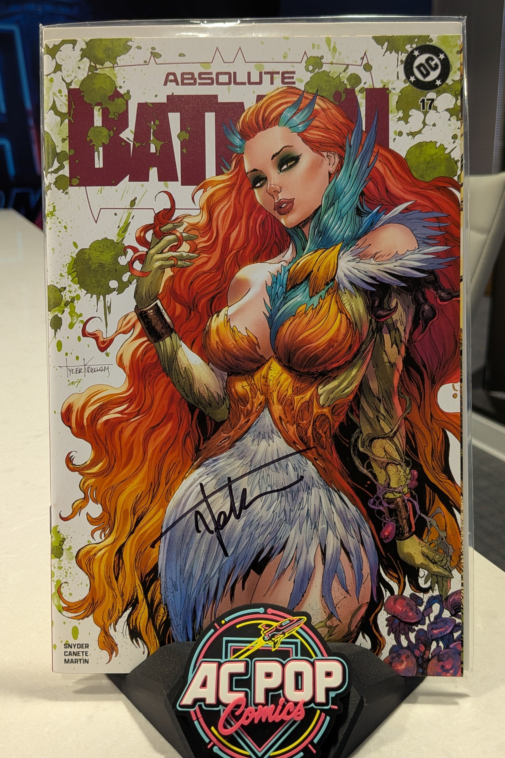 Signed] Tyler Kirkham, Battle Damaged Absolute Poison Ivy – AC Pop