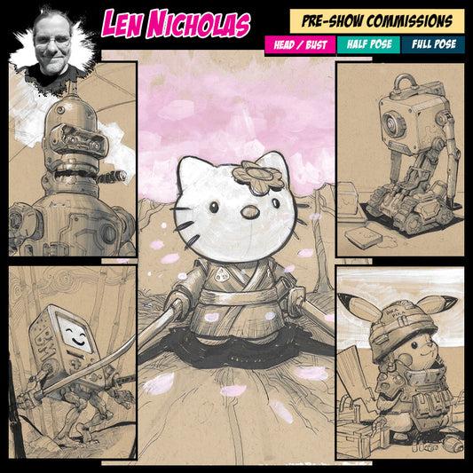 PRE-SHOW COMMISSIONS | LEN NICHOLAS