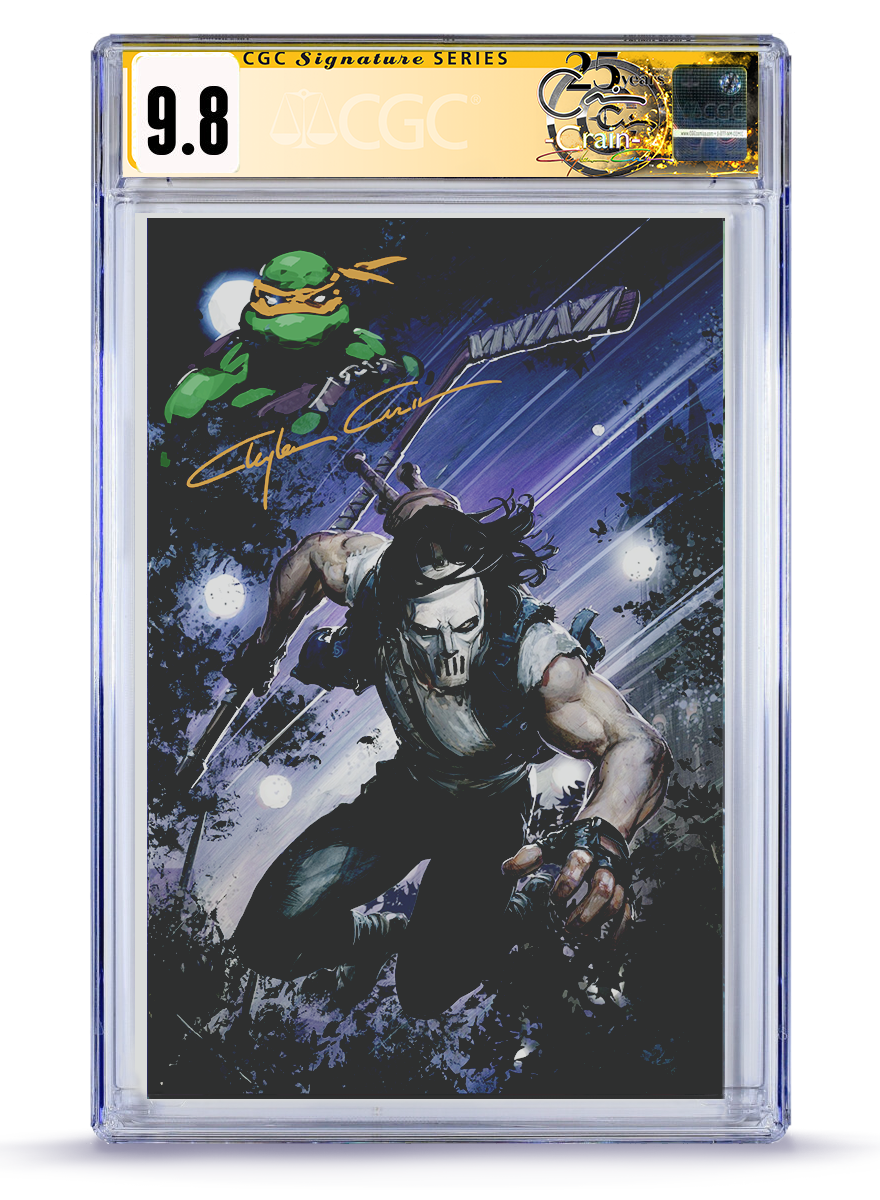 PREORDER: Casey Jones No. 5 All Art Cover CGC Signature Series Michelangeo  Remarque