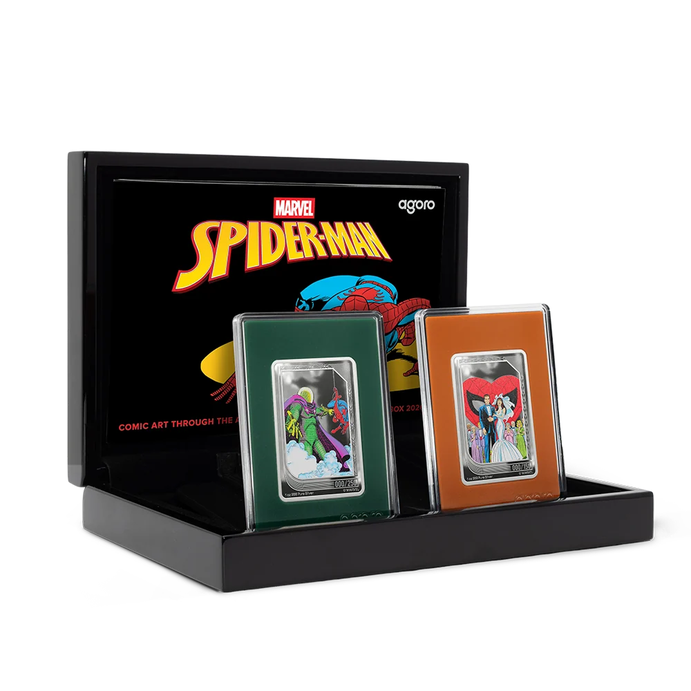 Spider Man Silver and Gold Box Sets