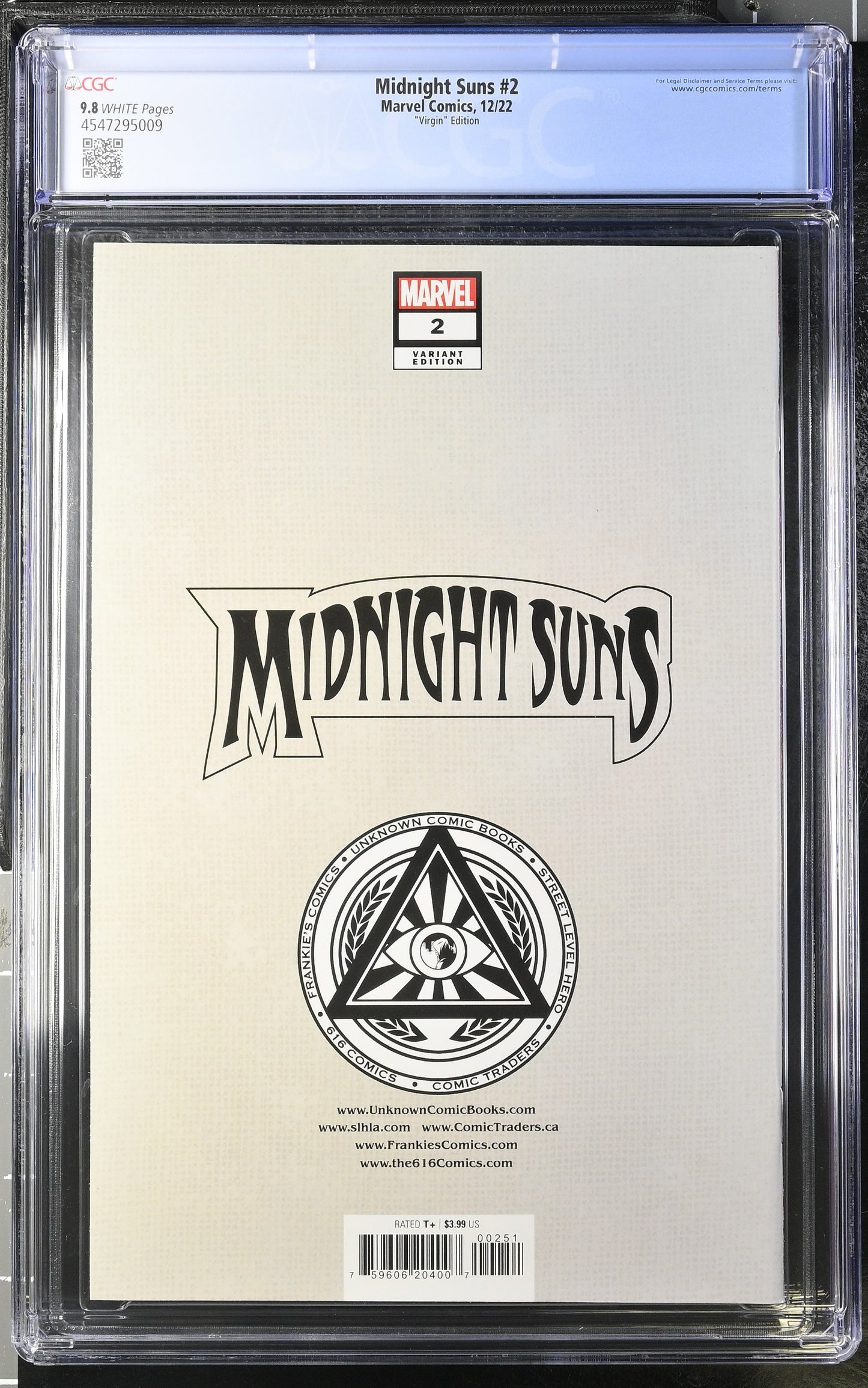 Doom - Midnight Suns 2 DNA Virgin Cover CGC 9.8