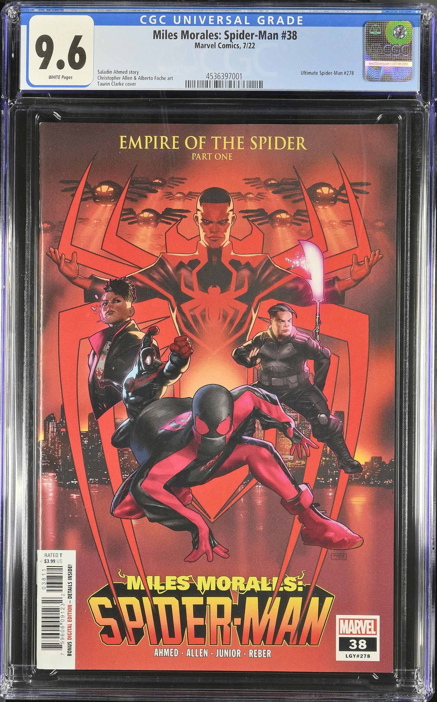 Miles Morales Spider-man #8 CGC 9.6