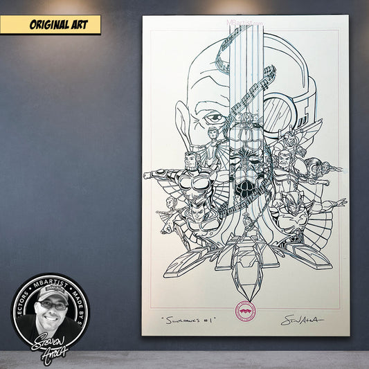 ORIGINAL ART | SILVERHAWKS #1: EXCLUSIVE VARIANT by Steven Ahola