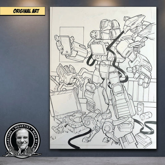 ORIGINAL ART | TRANSFORMERS #21: VARIANT EXCLUSIVE by Len Nicholas