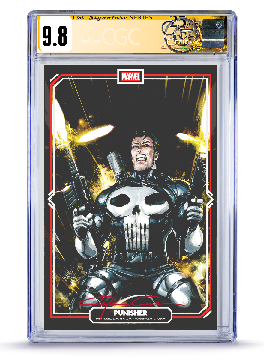 PREORDER: Punisher Red Band No. 5 Classic Signature 9.8 CGC Signature Series