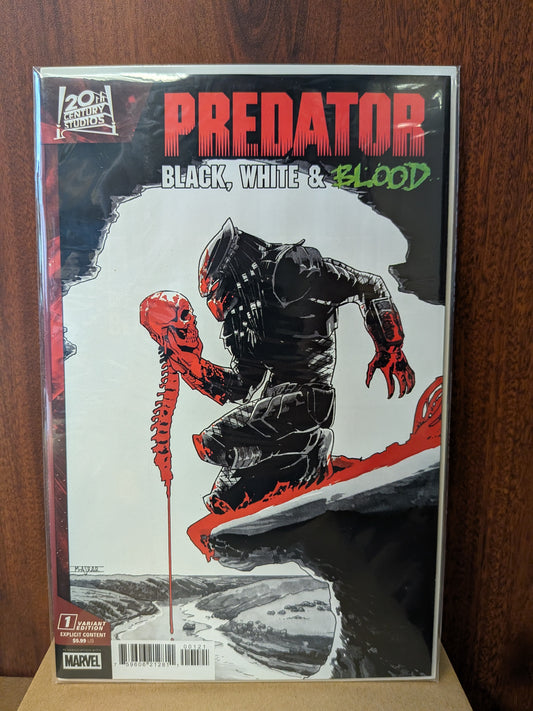 Predator: Black, White, and Blood #1 (Asrar Variant)
