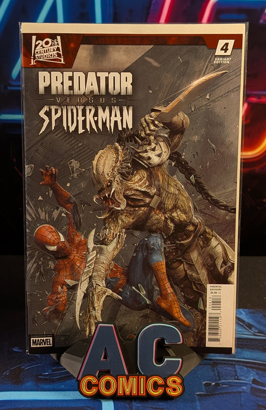 Predator vs. Spiderman #4 (1:25 Barends Var)