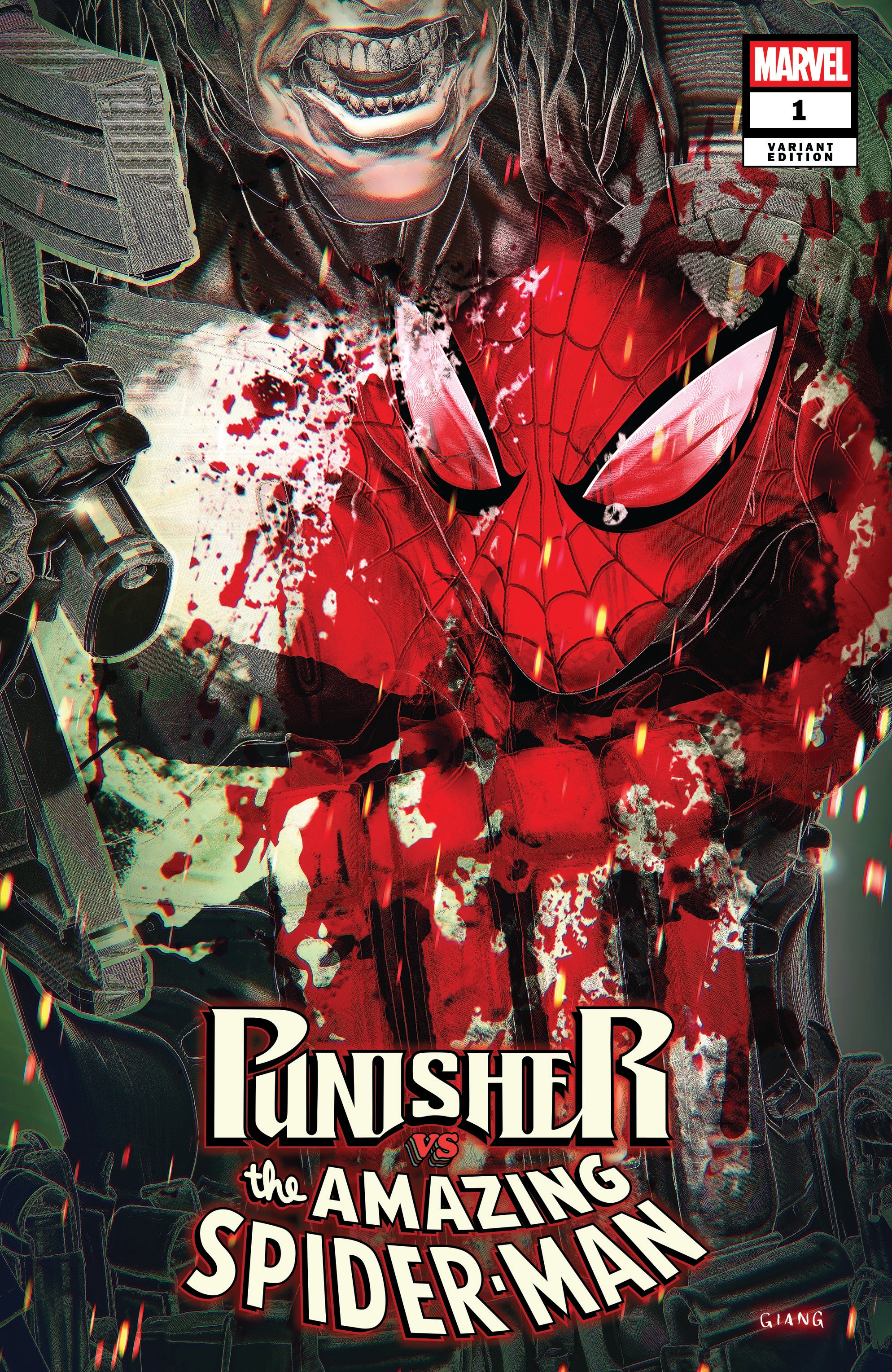Punisher vs. Spider-Man #1 John Giang SDCC Exclusive – AC Pop