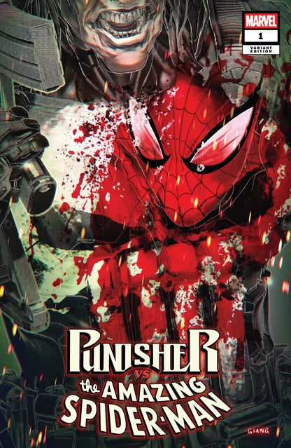 Punisher vs. Spider-Man #1 John Giang SDCC Exclusive cover