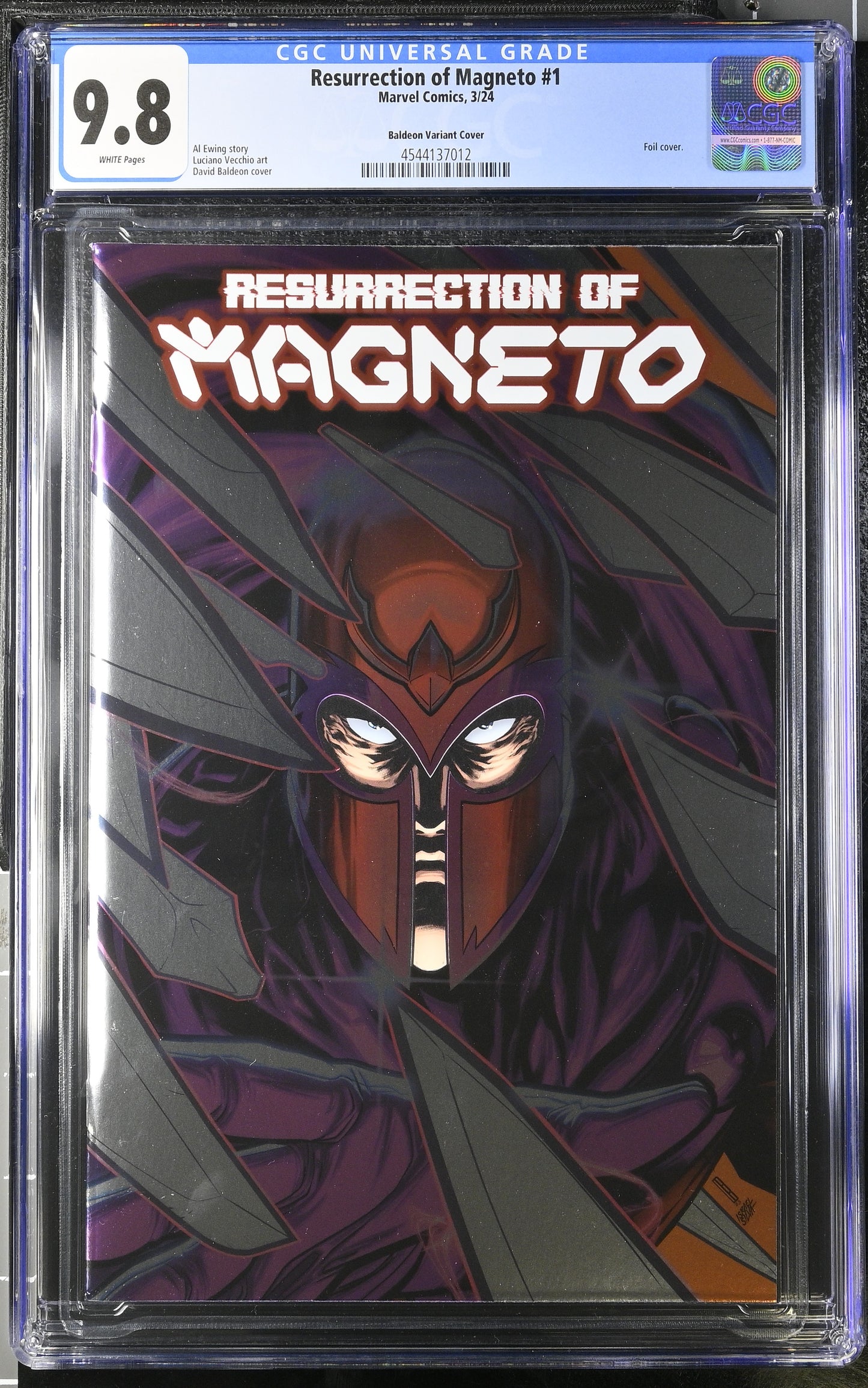 Resurrection of Magneto Foil Cover CGC 9.8