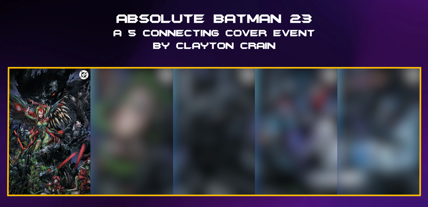 [Limited Preorder] Absolute Batman #23 Clayton Crain Connecting Cover Set