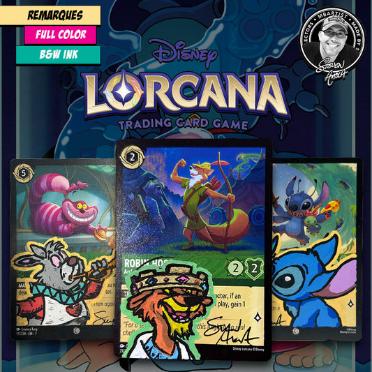 COMMISSION | LORCANA REMARQUE by Steven Ahola
