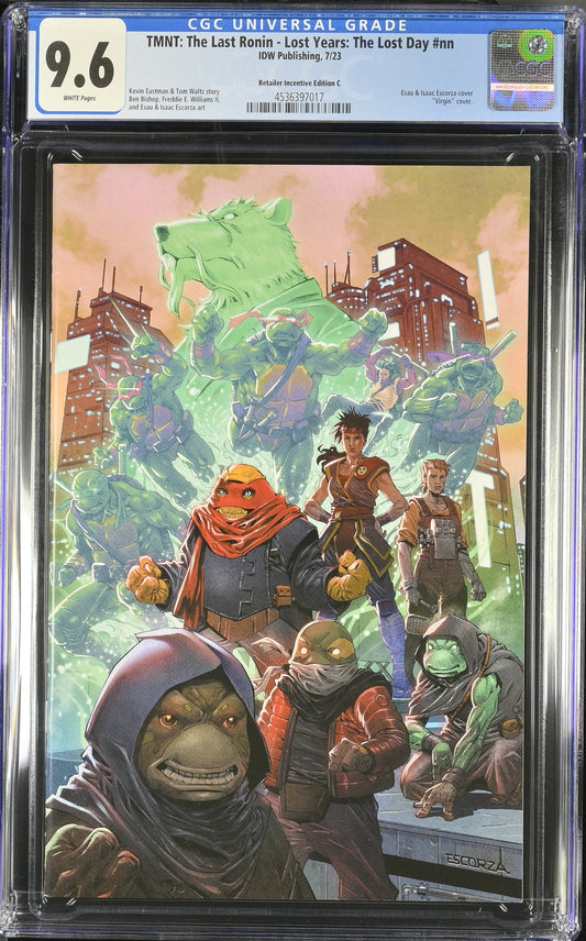 TMNT The Last Ronin Lost Years Lost Day Special Virgin cover CGC 9.6