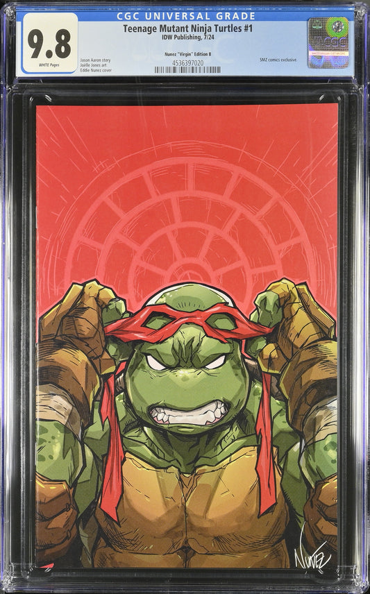 TMNT #1 Nunnez Virgin Cover CGC 9.8