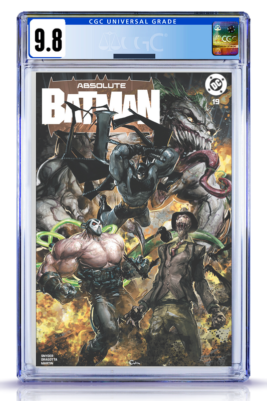 [Preorder] 9.8 Graded Absolute Batman #19, Clayton Crain Trade [All Characters Var.]