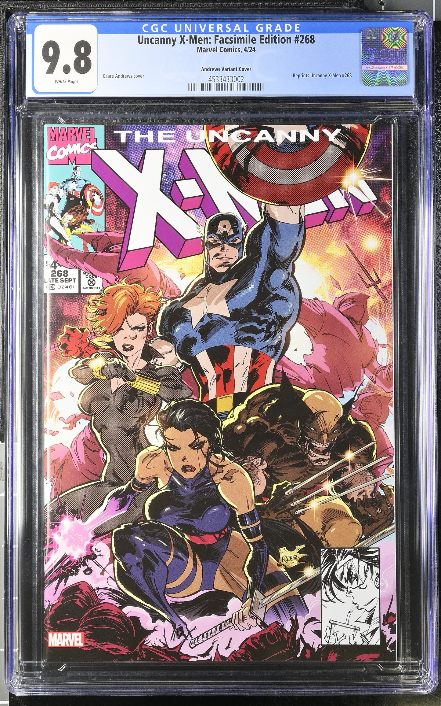 Uncanny X-men 268 Kaare Andrews Edition CGC 9.8