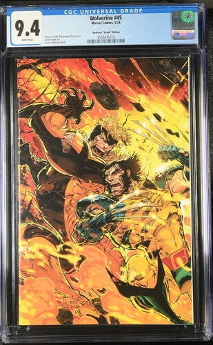 Wolverine 45 Edición virgen CGC 9.4