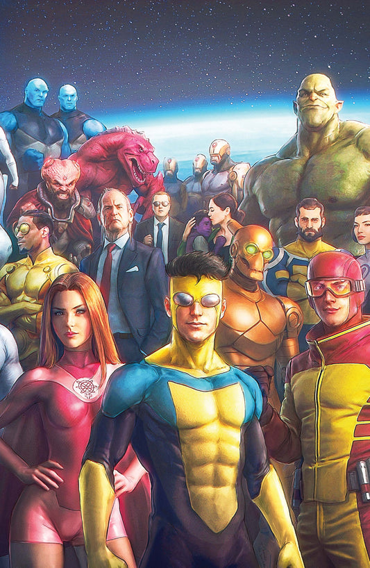 Invincible #1 Connecting Cover 2 Book Full Foil Set by Tiago Da Silva [3/18/2026]