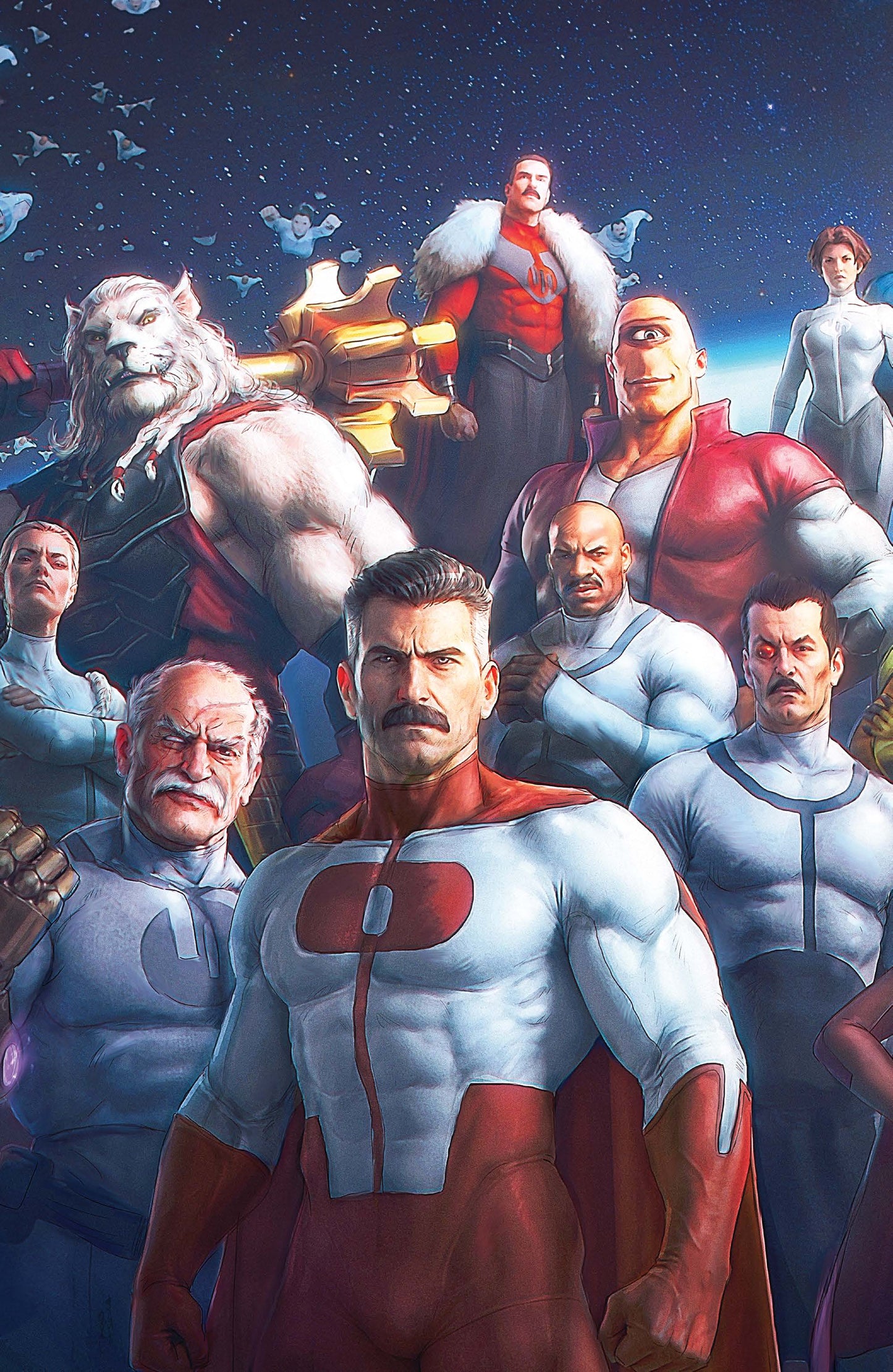 (A) Invincible #1 Connecting Cover 2 Book Full Foil Set by Tiago Da Silva  3/11/2026