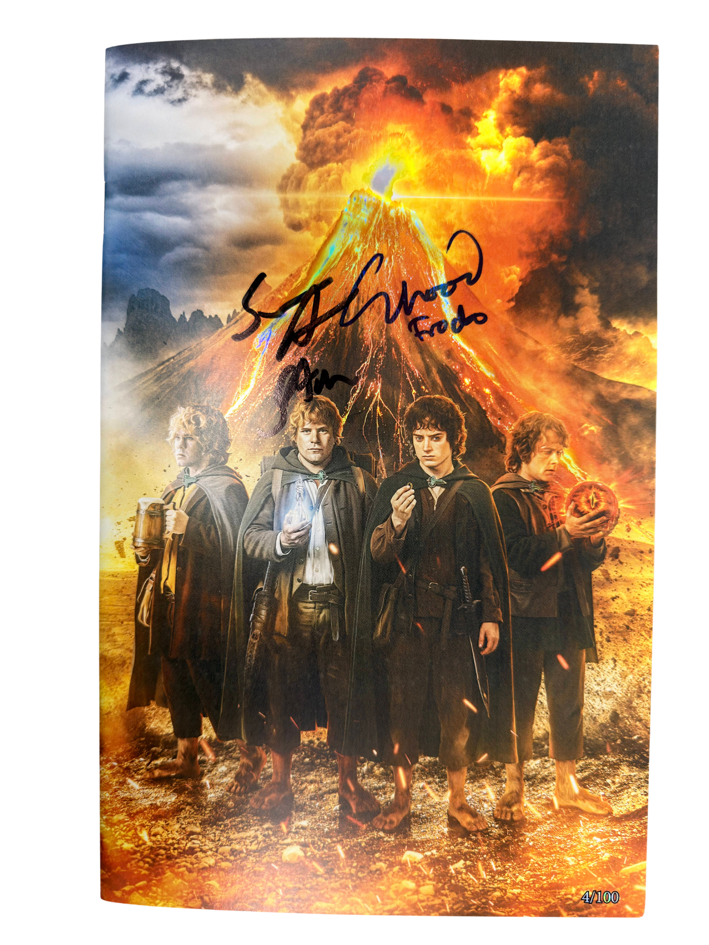 Fan Expo Chicago Lord of the Rings Exclusive Signed by Elijah Wood & Sean Astin