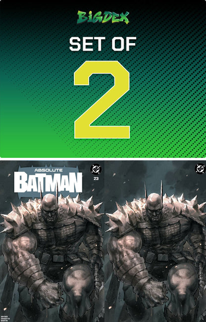 Absolute Batman #23 ALAN QUAH Big Dex Exclusive Wraparound Variants