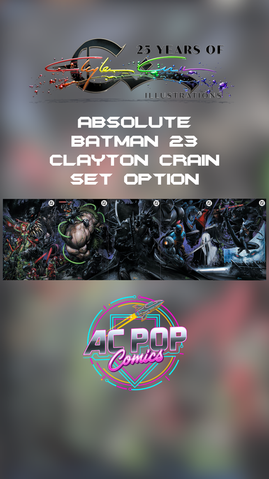 [Limited Preorder] Absolute Batman #23 Clayton Crain Connecting Cover Set