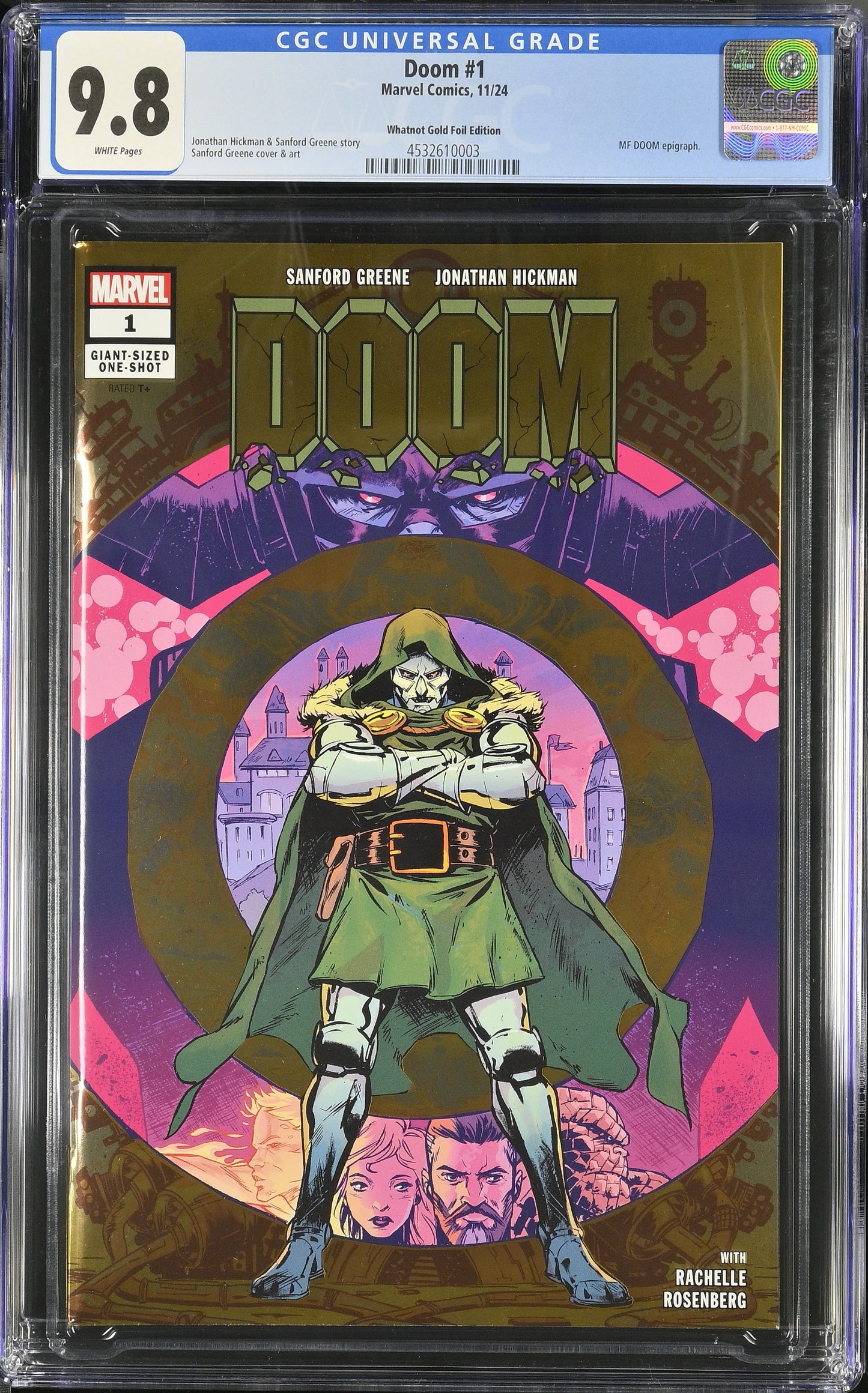 Doom #1 Whatnot Edición Gold Foil limitada a 300 copias