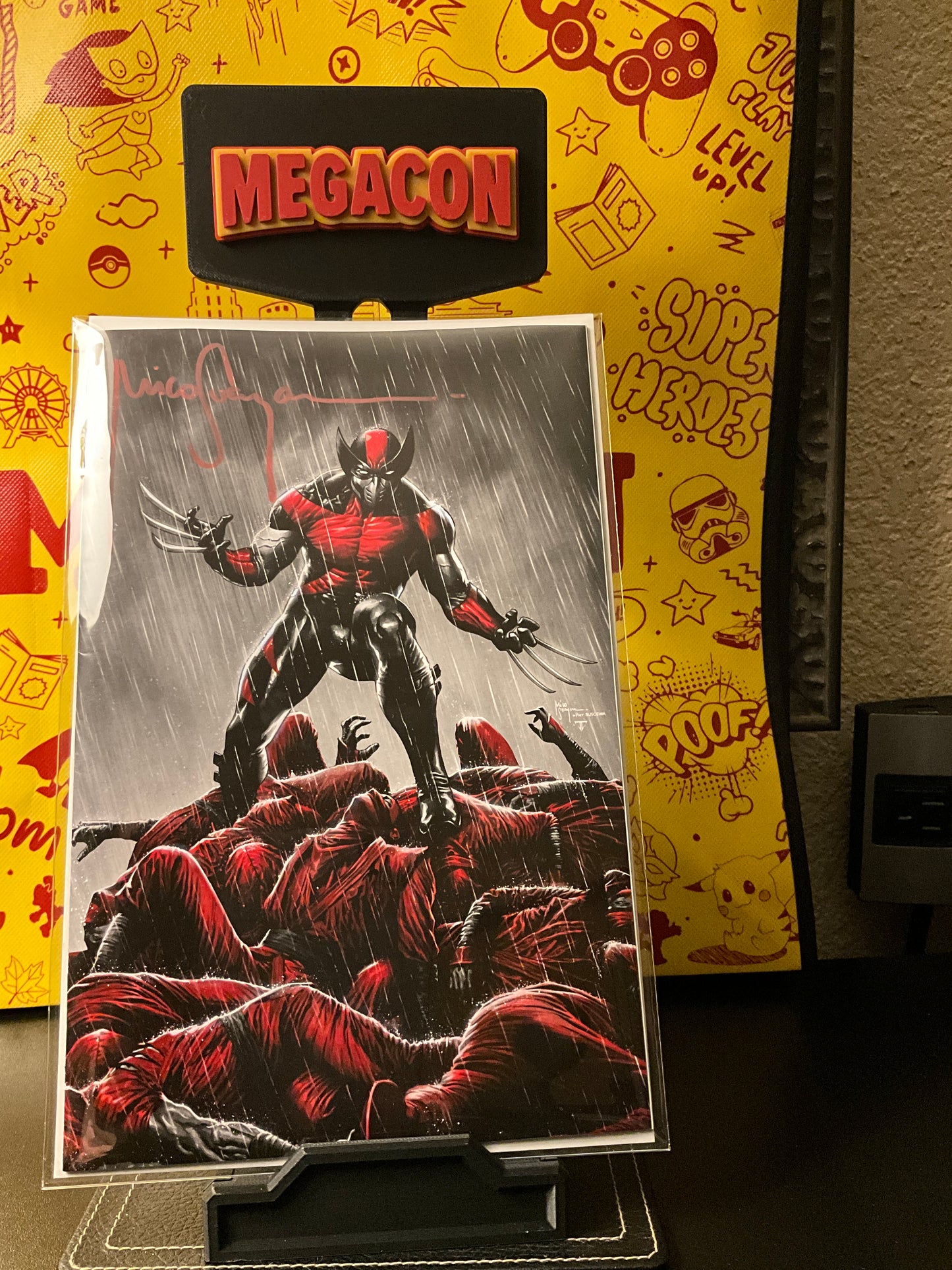 Ultimate Wolverine Virgin Megacon exclusive signed by Mico Suayan