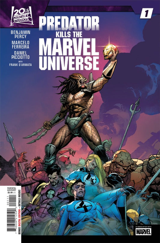 Predator Kills the Marvel Universe #1 (Main Cover)