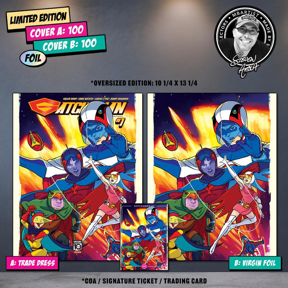 COMIC BOOK | GATCHAMAN #1: TREASURY VARIANT by Steven Ahola