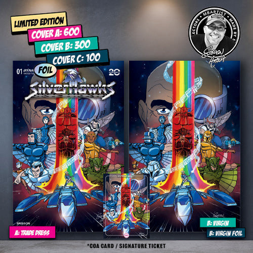 COMIC BOOK | SILVERHAWKS #1: VARIANT EXCLUSIVE by Steven Ahola