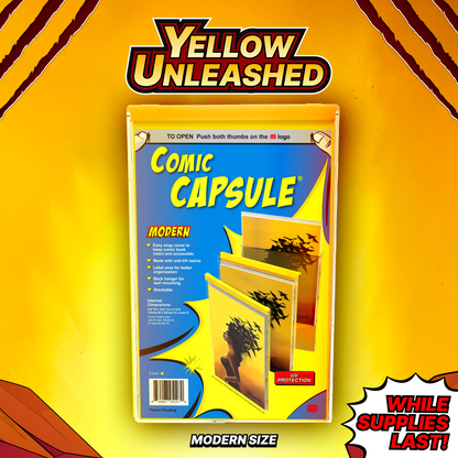 Yellow Modern Size ComicCapsule